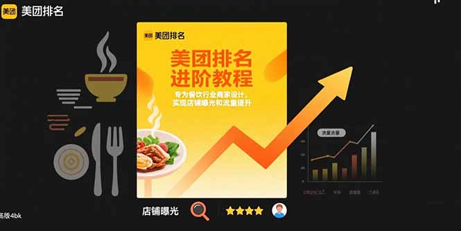 美团排名进阶教程：专为餐饮行业商家设计，实现店铺曝光和流量提升| 副业网
