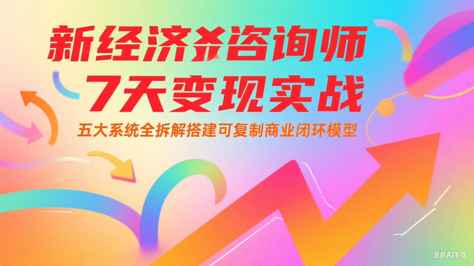 新经济咨询师 7 天变现实战：五大系统全拆解搭建可复制商业闭环模型| 副业网