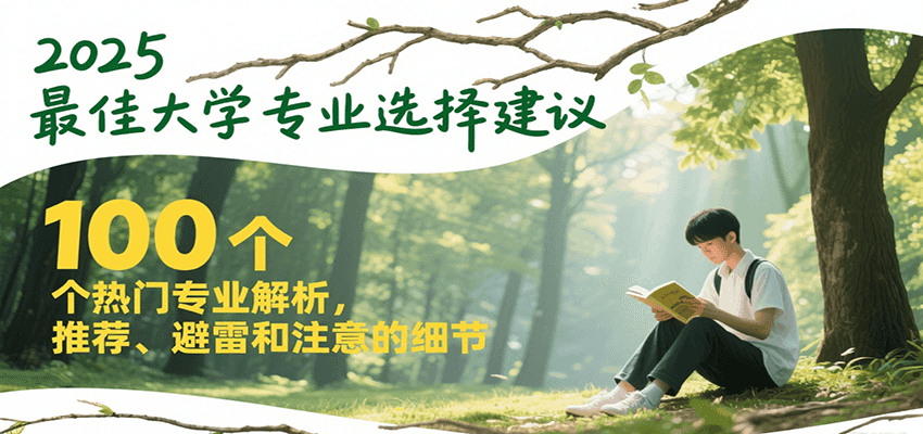2025最佳大学专业选择建议，100个热门专业解析，推荐、避雷和注意的细节| 副业网