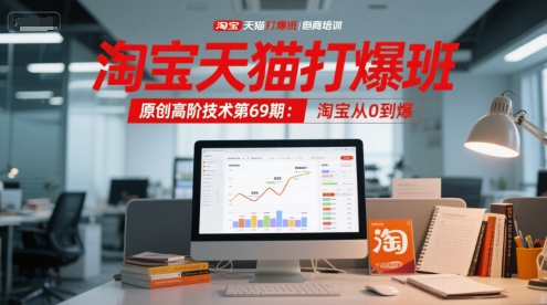 淘宝天猫打爆班原创高阶技术第69期：淘宝从0到爆| 副业网