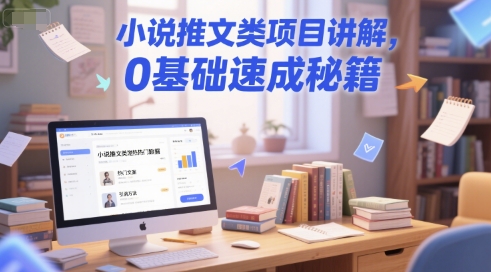 小说推文类项目讲解，0 基础速成秘籍| 副业网