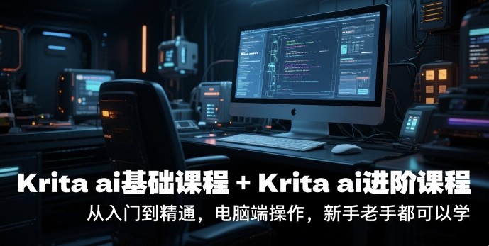krita ai基础课程+Krita ai进阶课程，从入门到精通，电脑端操作，新手老手都可以学| 副业网