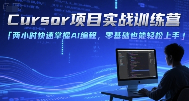 Cursor项目实战训练营，两小时快速掌握AI编程，零基础也能轻松上手| 副业网