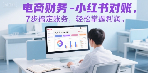 电商财务-小红书对账，7步搞定账务，轻松掌握利润| 副业网