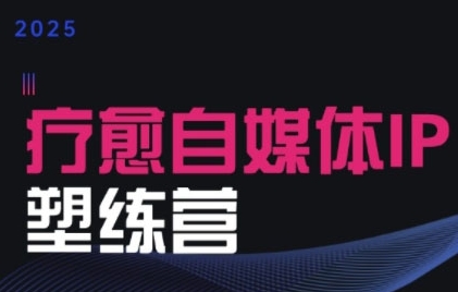 2025治愈自媒体IP训练营，专为疗愈领域从业者打造| 网创圈