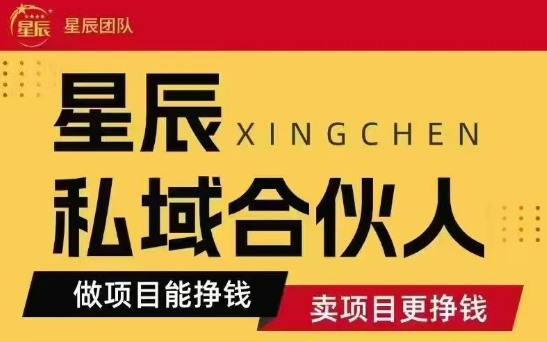 全网首发星辰私域项目合集，最新实操玩法，短期快速实现变现| 副业网