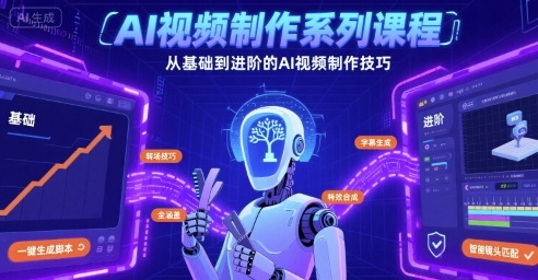 AI视频制作系列课程，从基础到进阶的AI视频制作技巧全涵盖| 网创圈
