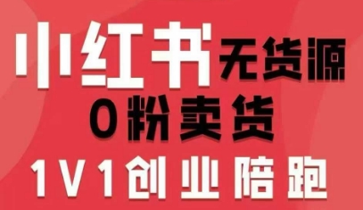 小红书无货源0粉电商课，开店准备、选品策略、笔记撰写、视频剪辑、数据分析、账号打造、资料文档| 副业网