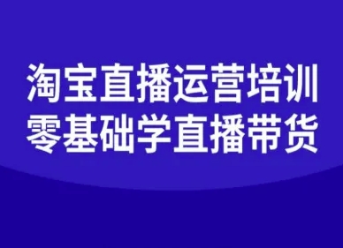淘宝直播运营培训-零基础学会直播卖货| 副业网