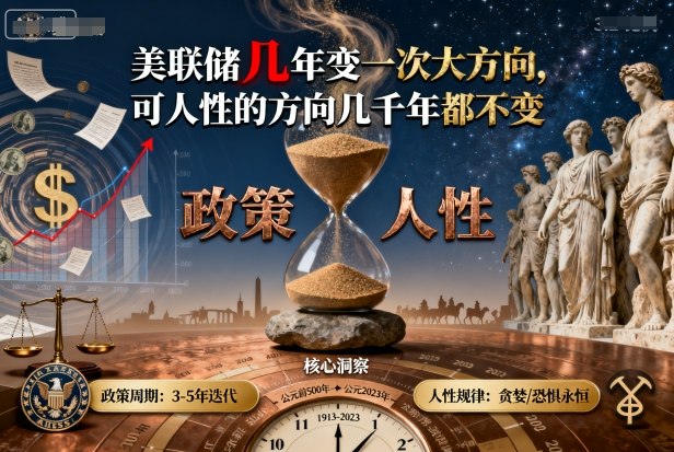 付费文章：美联储几年变一次大方向，可人性的方向几千年都不变| 副业网
