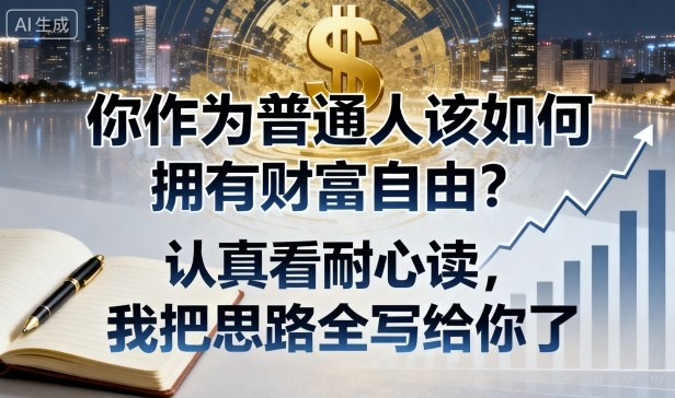 付费文章：你作为普通人该如何拥有财富自由？认真看耐心读，我把思路全写给你了| 副业网