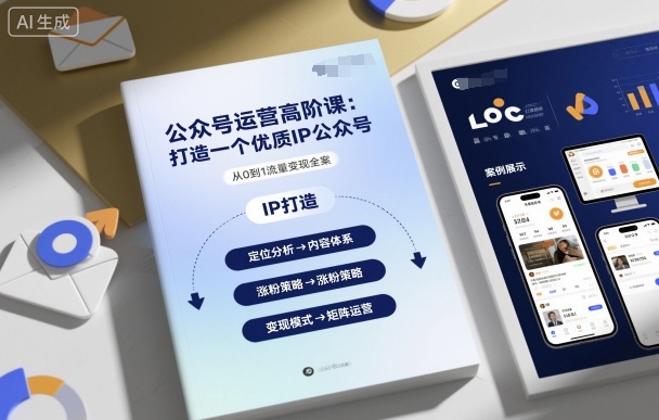 公众号运营高阶课，打造一个优质IP公众号| 副业网