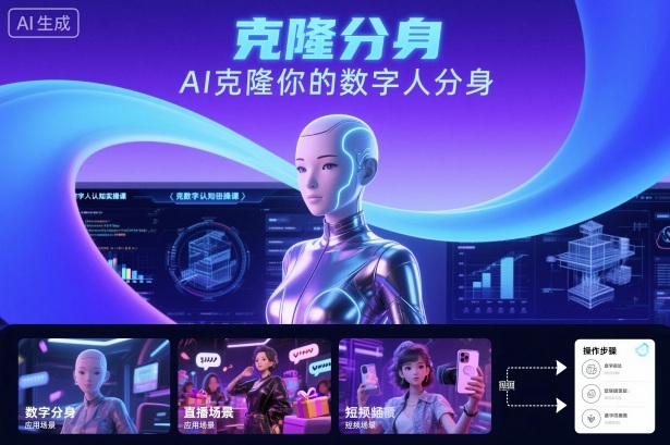 AI数字人认知实操课，克隆你的数字人分身| 网创圈