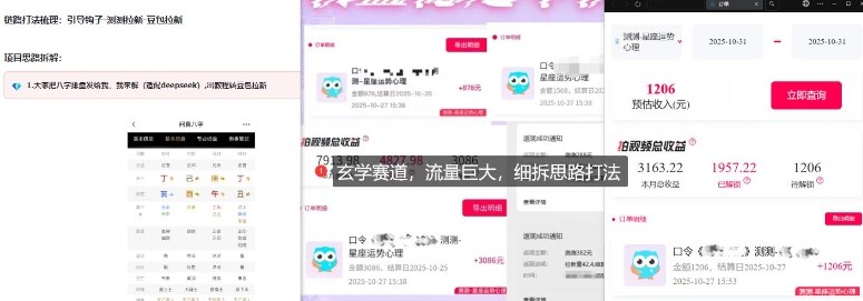 图片[2]| 免费占星项目拆解_测测拉新玄学赛道，蓝海开局| 网创圈