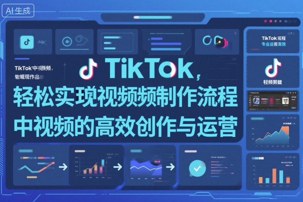 TikTok中视频制做流程，轻松实现Tk中视频的高效创作与运营| 副业网