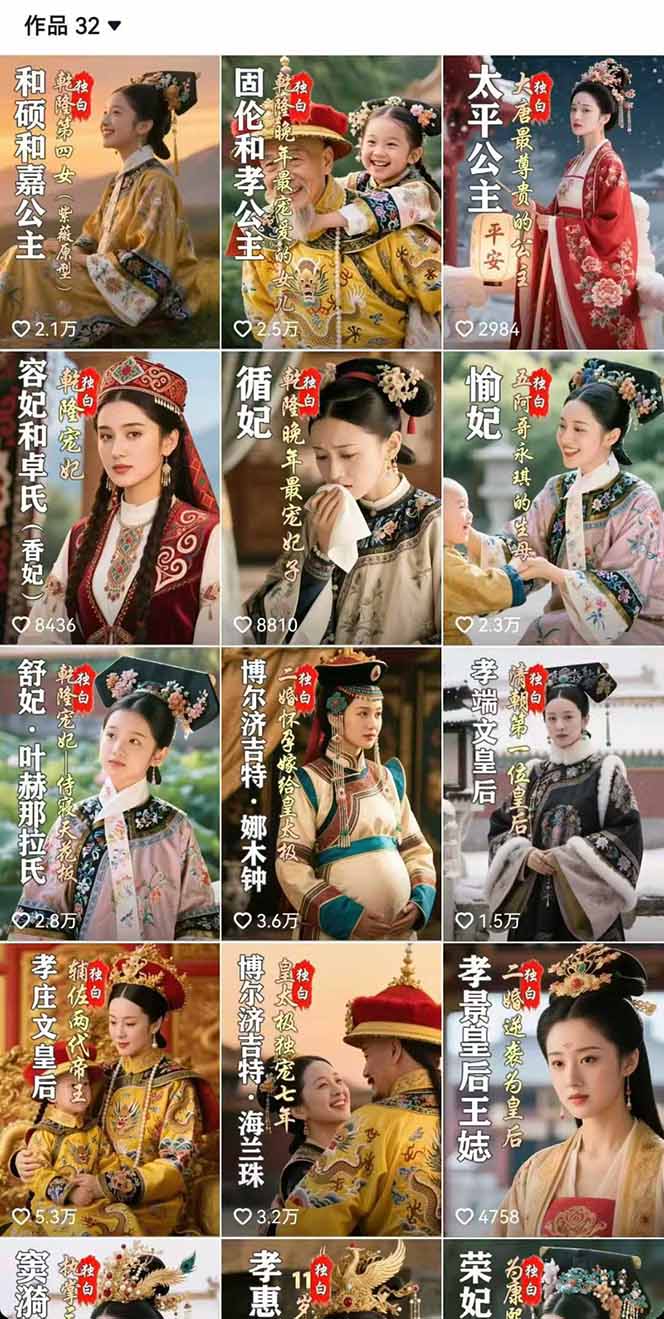 图片[4]| 历史女性人物创作课：独白文案+AI克隆+蒙版剪辑，3个月涨粉22w+副业月入3w| 网创圈