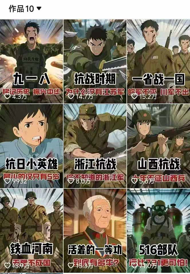 图片[2]| 历史动漫赛道撸分成：起号、文案、素材、配音、剪辑，单视频收益破万| 网创圈