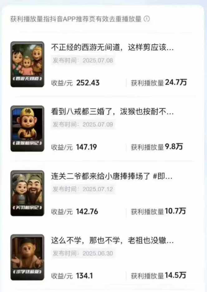图片[3]| 潮式无厘头抖音变现课，独创工业化生产流程，单号月收益2万+| 网创圈