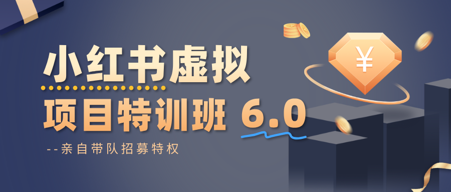 小红书虚拟项目特训班6.0 ，养号/选品/自动发货/爆款笔记(含40节视频课)| 副业网
