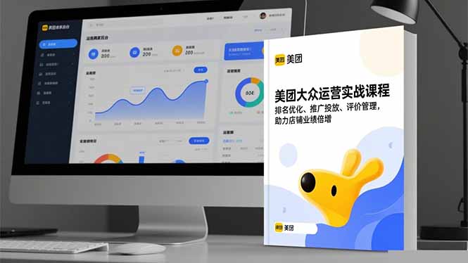 美团大众运营实战课程，排名优化、推广投放、评价管理，助力店铺业绩倍增| 副业网