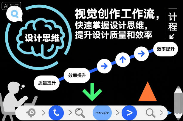 视觉创作工作流，快速掌握设计思维，提升设计质量和效率| 网创圈