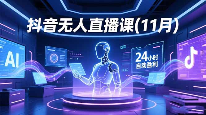 抖音无人直播课(11月| 网创圈