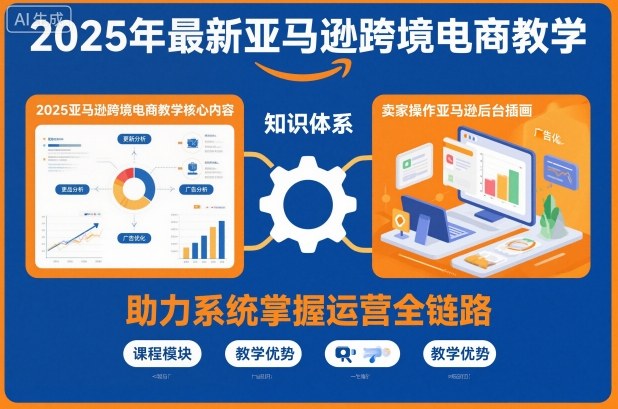 2025年最新亚马逊跨境电商教学，助力卖家系统掌握亚马逊运营全链路知识| 网创圈