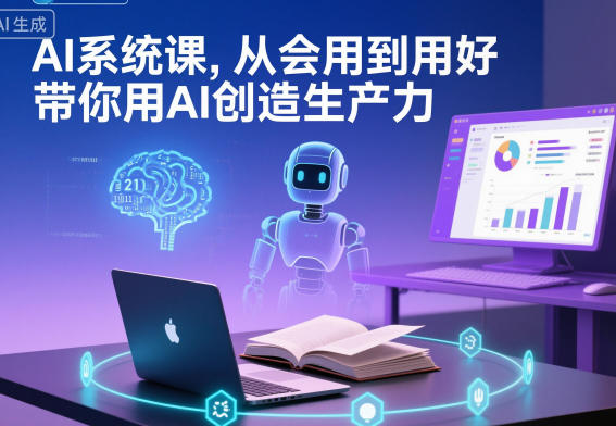 AI系统课，从会用到用好，带你用AI创造生产力| 副业网