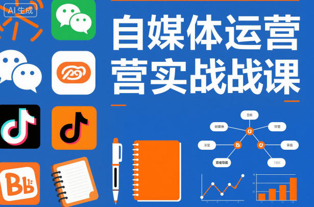 自媒体运营实战课，掌握一套系统的自媒体运营底层方法论，成为优秀的内容创作者| 副业网