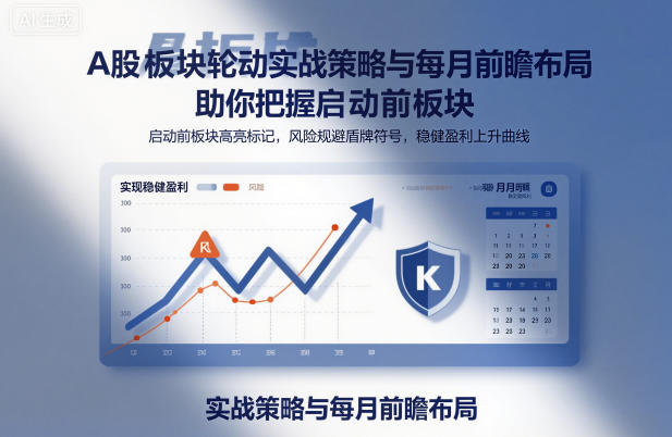 A股板块轮动实战策略与每月前瞻布局，助你把握启动前板块，规避风险，实现稳健盈利| 副业网
