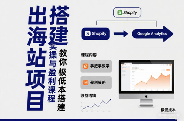 小淘出海站项目，搭建实操与盈利课程，手把手教你用极低成本搭建| 副业网
