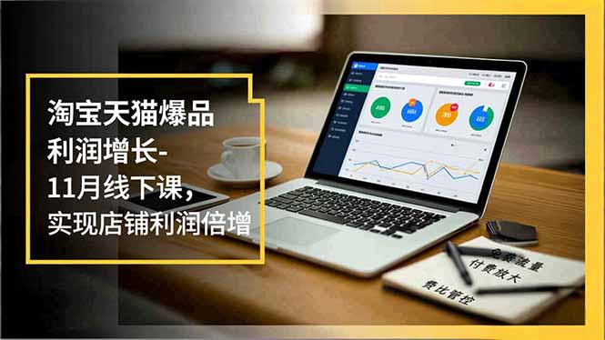 淘宝天猫爆品利润增长-11月线下课，免费流量、付费放大、费比管控，实现店铺利润倍增| 副业网
