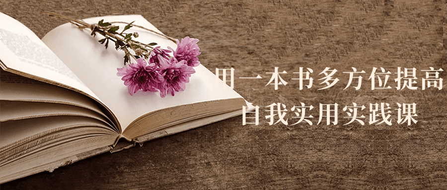 用一本书多方位提高自我实用实践课| 副业网