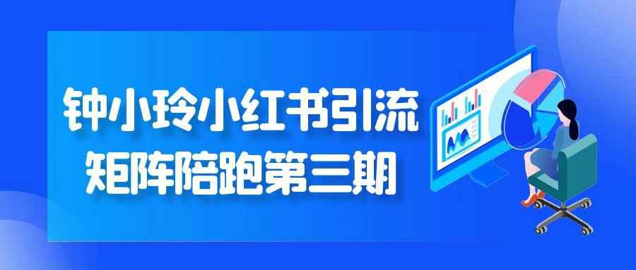 钟小玲小红书引流矩阵陪跑第三期| 副业网