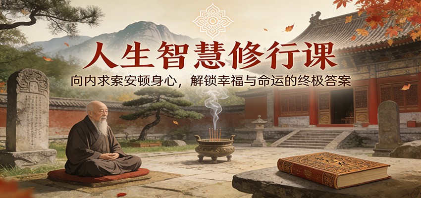 人生智慧修行课：向内求索安顿身心，解锁幸福与命运的终极答案| 副业网