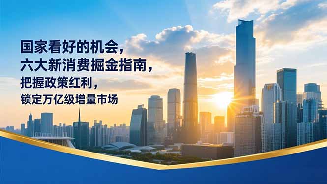 某付费文章：国家看好的机会，六大新消费掘金指南，把握政策红利，锁定万亿级增量市场| 副业网