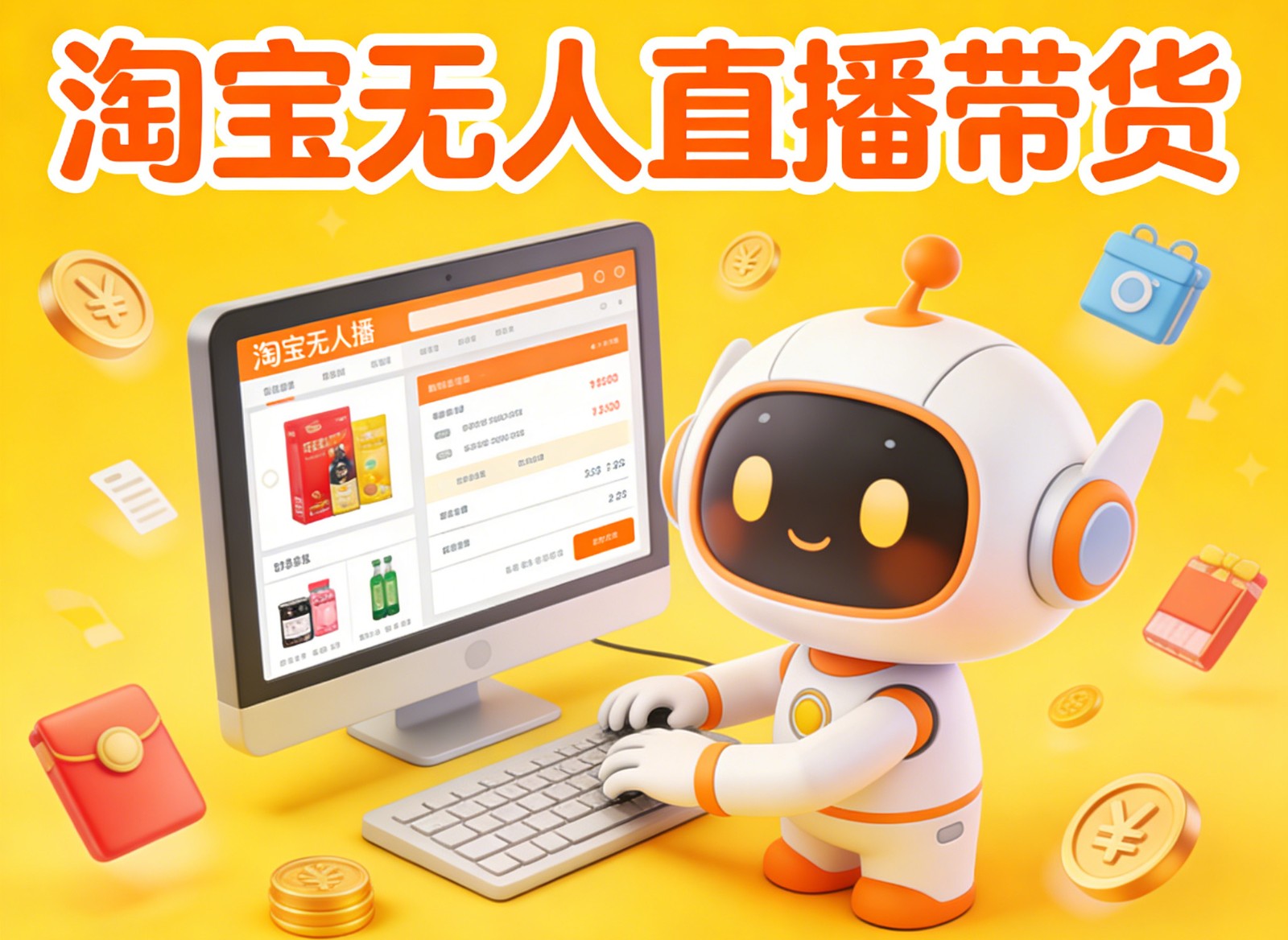 淘宝无人直播带货，24小时自动卖货，月佣金1W+，不违规不封号，不用露脸| 副业网