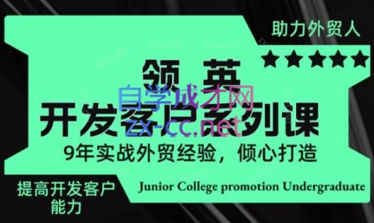 城哥·领英开发客户系列课| 副业网