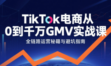 三千老师·TikTok电商从0到千万GMV实战课| 副业网