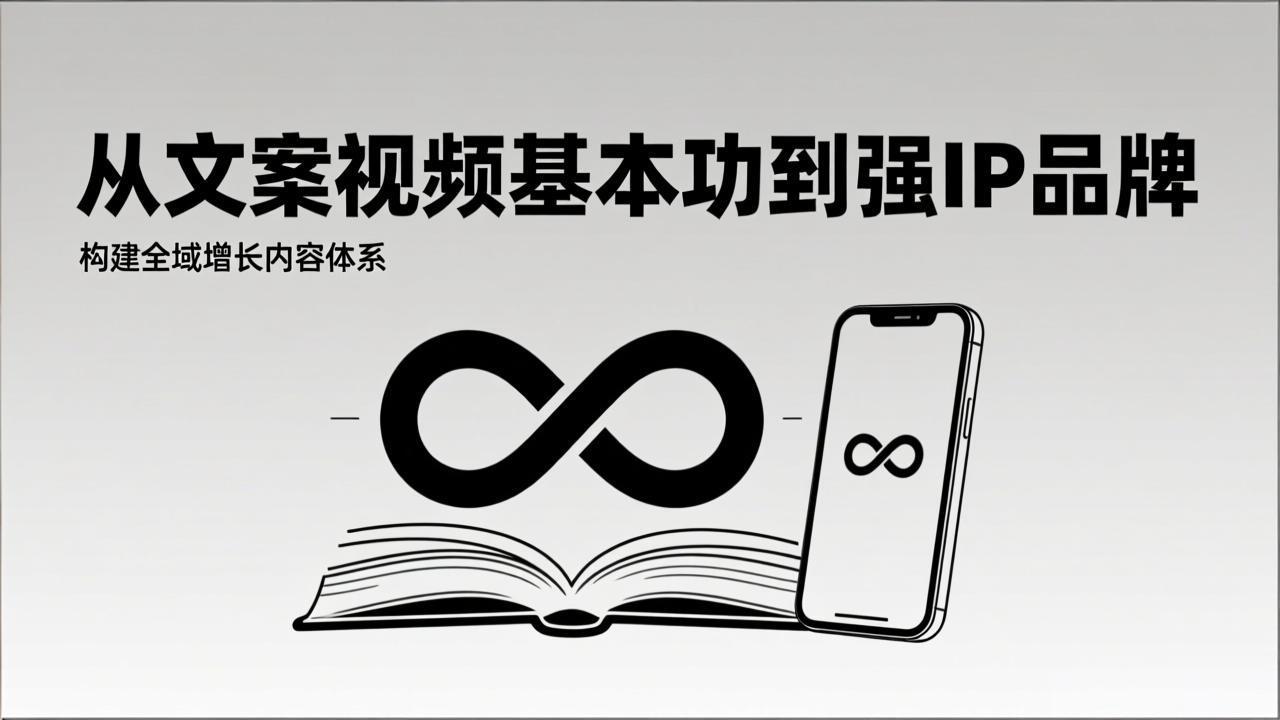 2026内容获客系统课：从文案视频基本功到强IP品牌，构建全域增长内容体系| 副业网