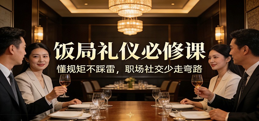 公众号收费文章：《饭局礼仪必修课：懂规矩不踩雷，职场社交少走弯路》| 副业网