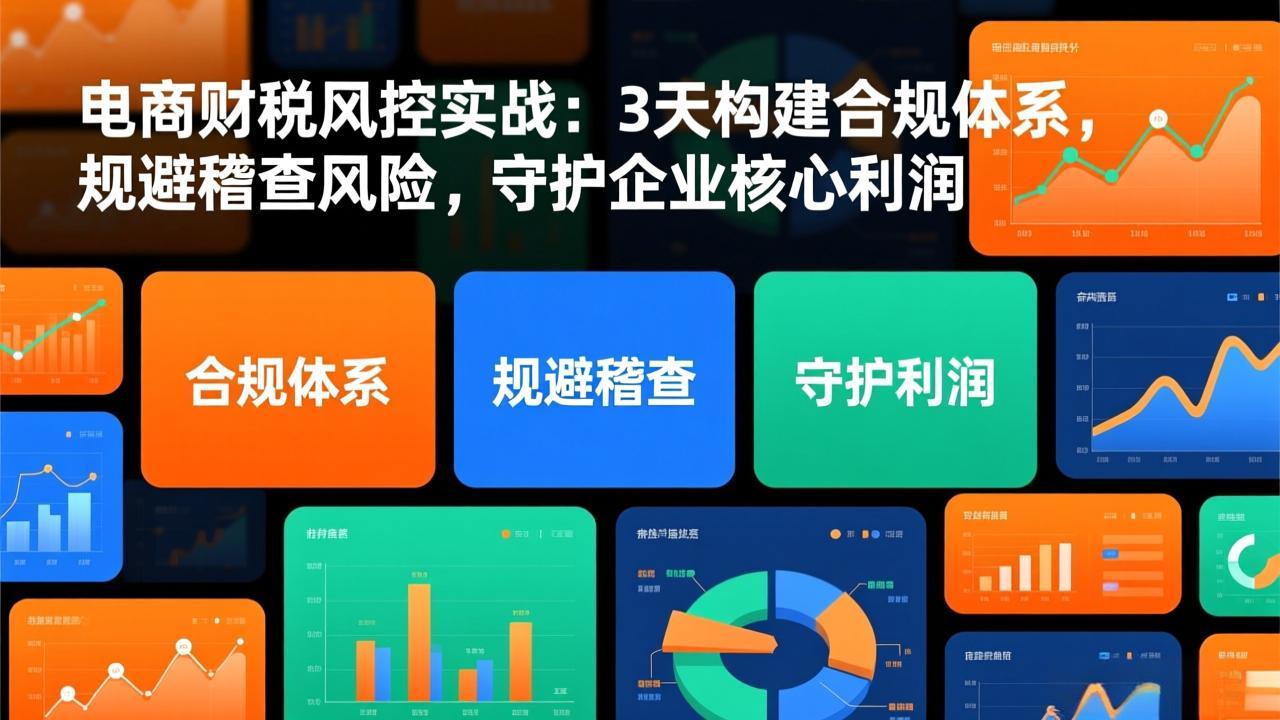 电商财税风控实战：3天构建合规体系，规避稽查风险，守护企业核心利润| 副业网