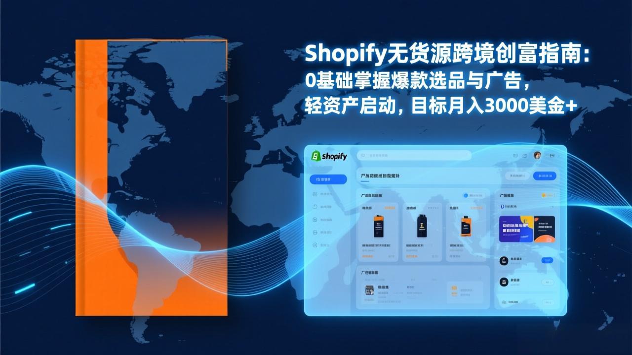 Shopify爆款打法实战：从选品到广告投放，复制爆款模型，驱动独立站月销售额破万刀| 副业网