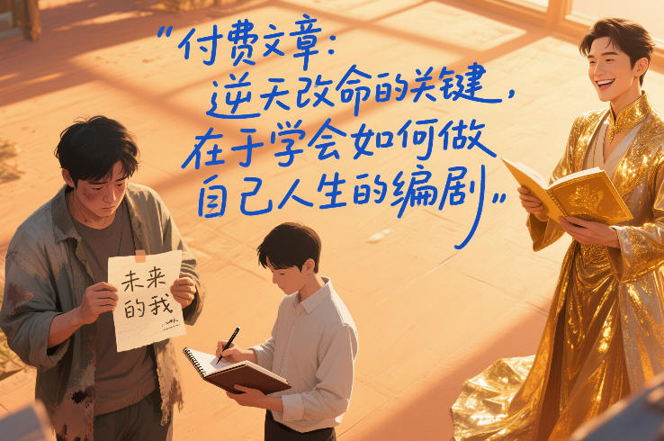 付费文章：逆天改命的关键，在于学会如何做自己人生的编剧| 副业网