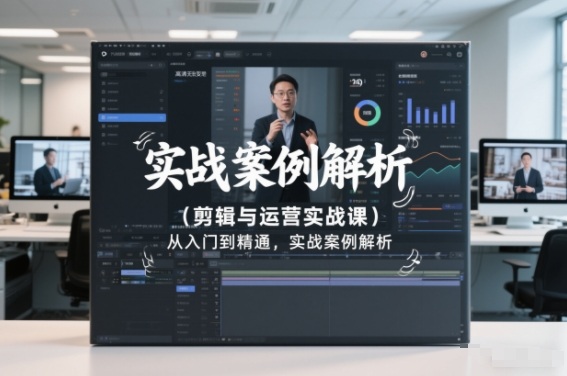 剪辑与运营实战课，从入门到精通，实战案例解析(更新2026)| 副业网