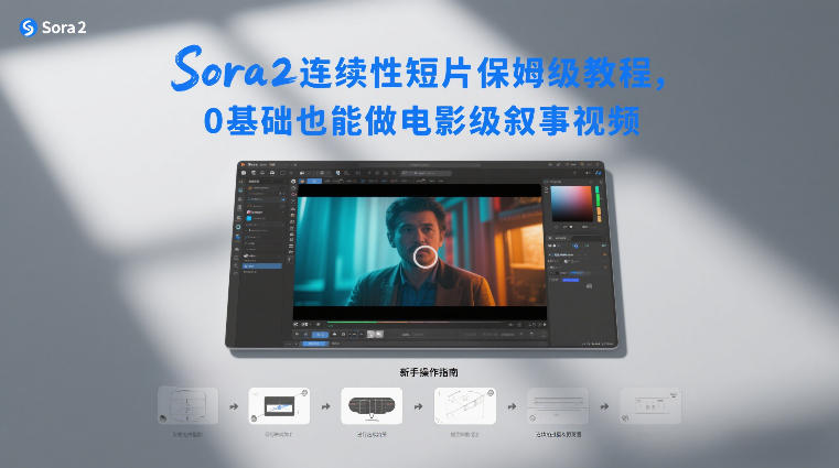 Sora2连续性短片保姆级教程，0基础也能做电影级叙事视频| 副业网