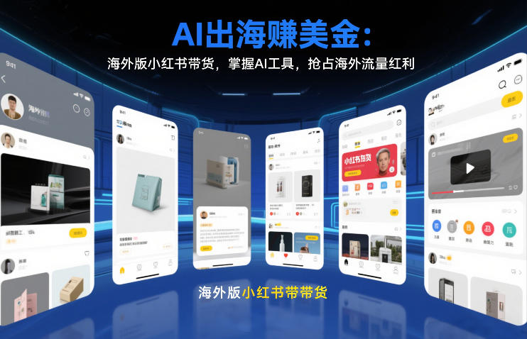 AI出海賺美金：海外版小红书带货，掌握AI工具，抢占海外流量红利(更新2026)| 副业网
