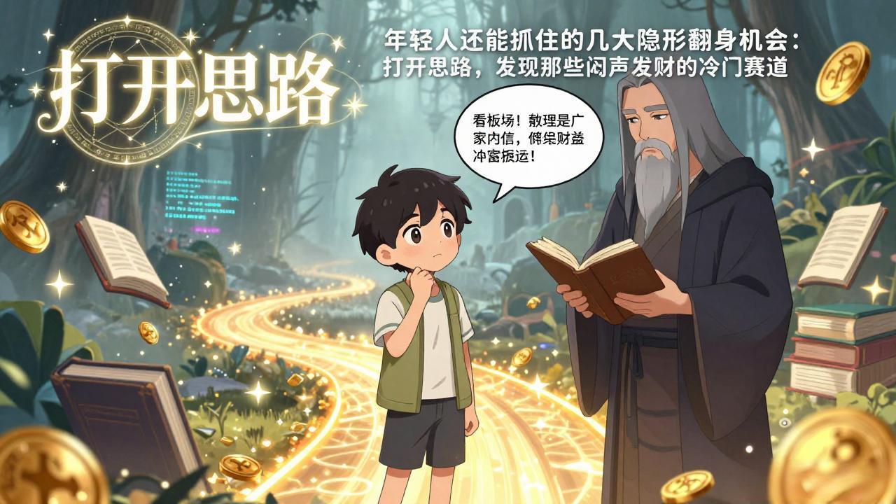 付费文1+2：年轻人还能抓住的几大隐形翻身机会：打开思路，发现那些闷声发财的冷门赛道| 副业网