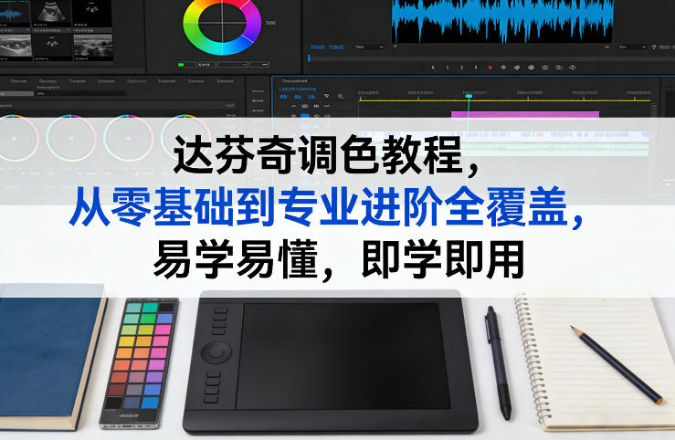 达芬奇调色教程，从零基础到专业进阶全覆盖，易学易懂，即学即用| 副业网