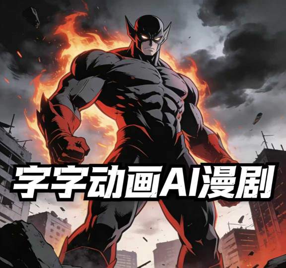 字字动画AI漫剧2026年第1期系统课程，小白看完就能学会实操的漫剧课，单人月收1-3W| 副业网